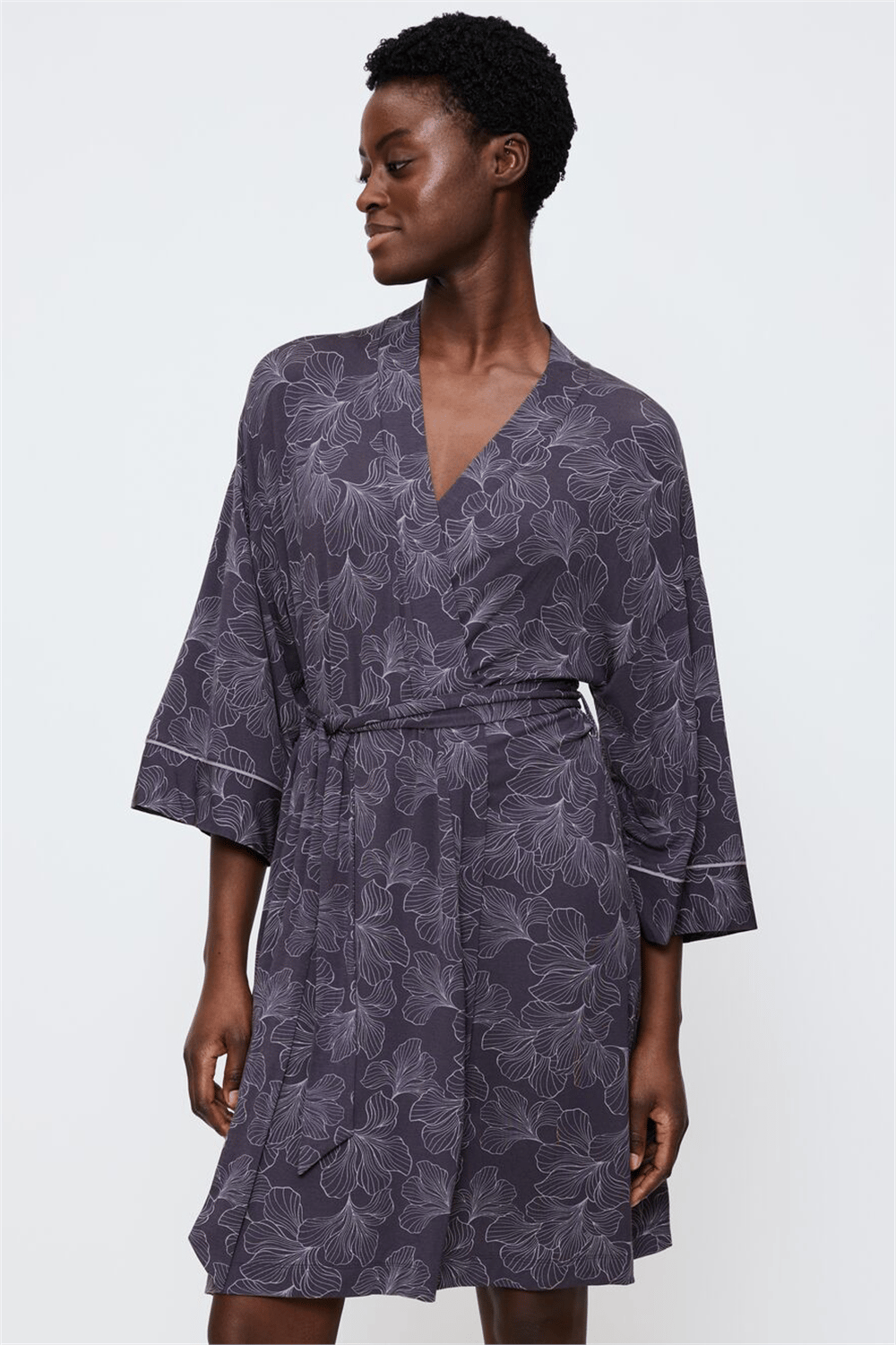 Triumph Aura Spotlight Robe 01 Kadın Sabahlık Gri