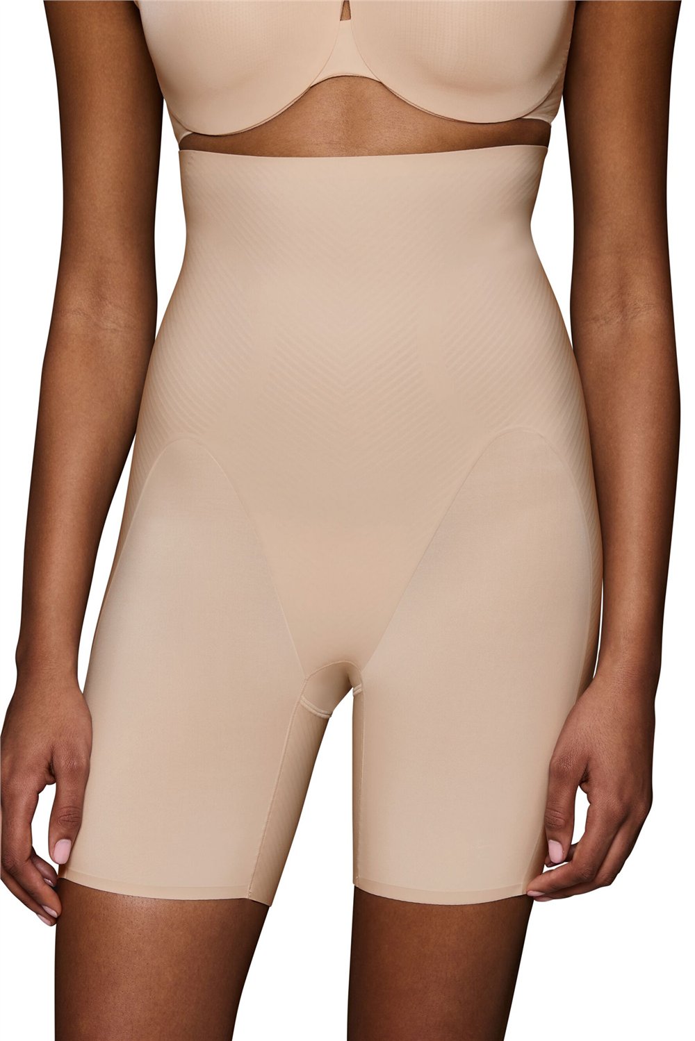 Triumph Kadın BMU Illusion Curve Super HW Mid-Thigh Korse Bej