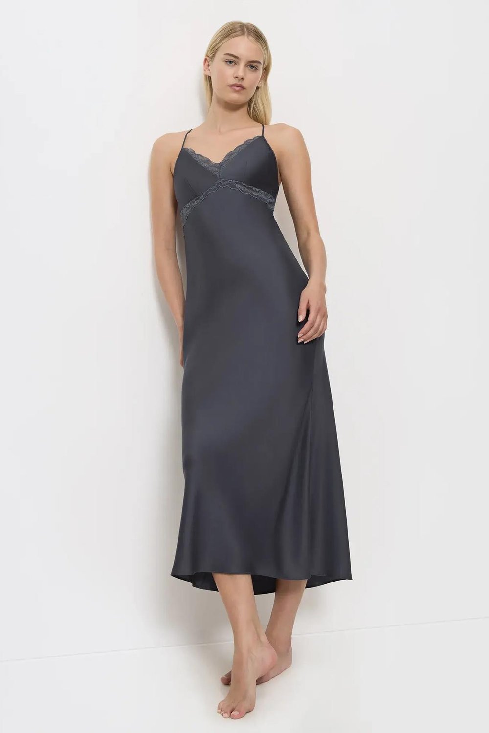 Triumph Silky Sensuality Ndw Lace Gecelik Gri