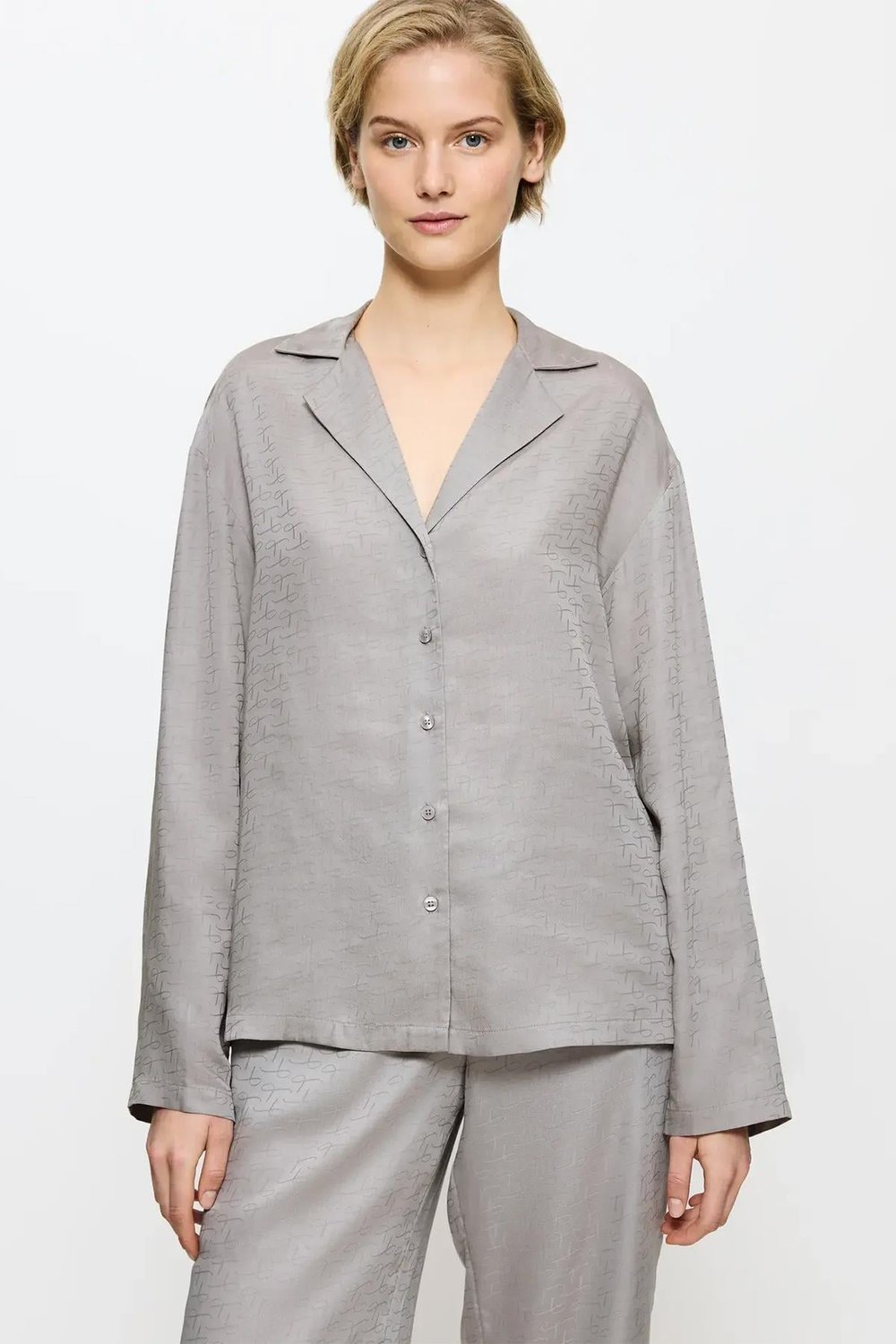 Triumph Silky Sensuality Top Lsl Pijama Üstü Gri