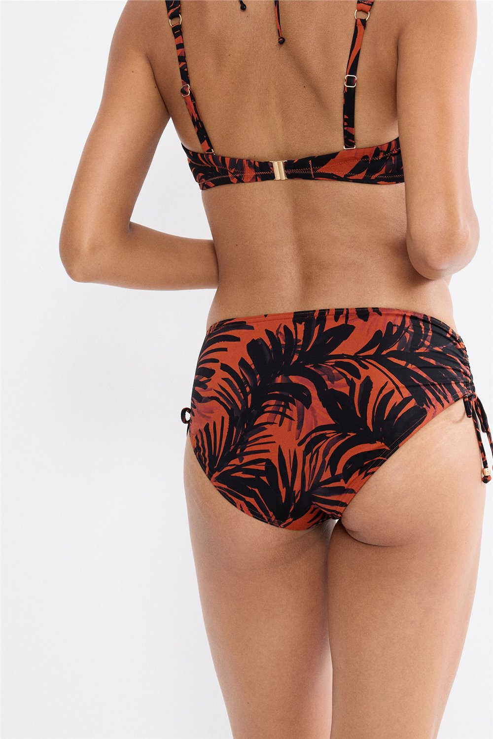 Triumph Kadın Summer Palm Midi 01 Bikini Altı Siyah
