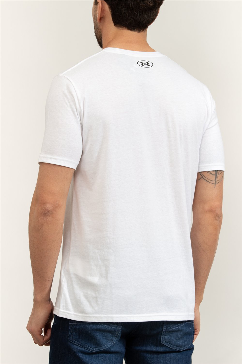 Under Armour UA Camo Chest Stripe SS Erkek Bisiklet Yaka T-Shirt