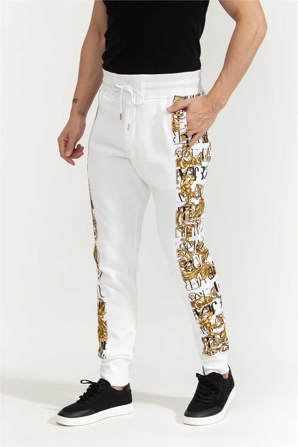 Versace Jeans Couture Contr Logo Baroque Erkek Eşofman Altı