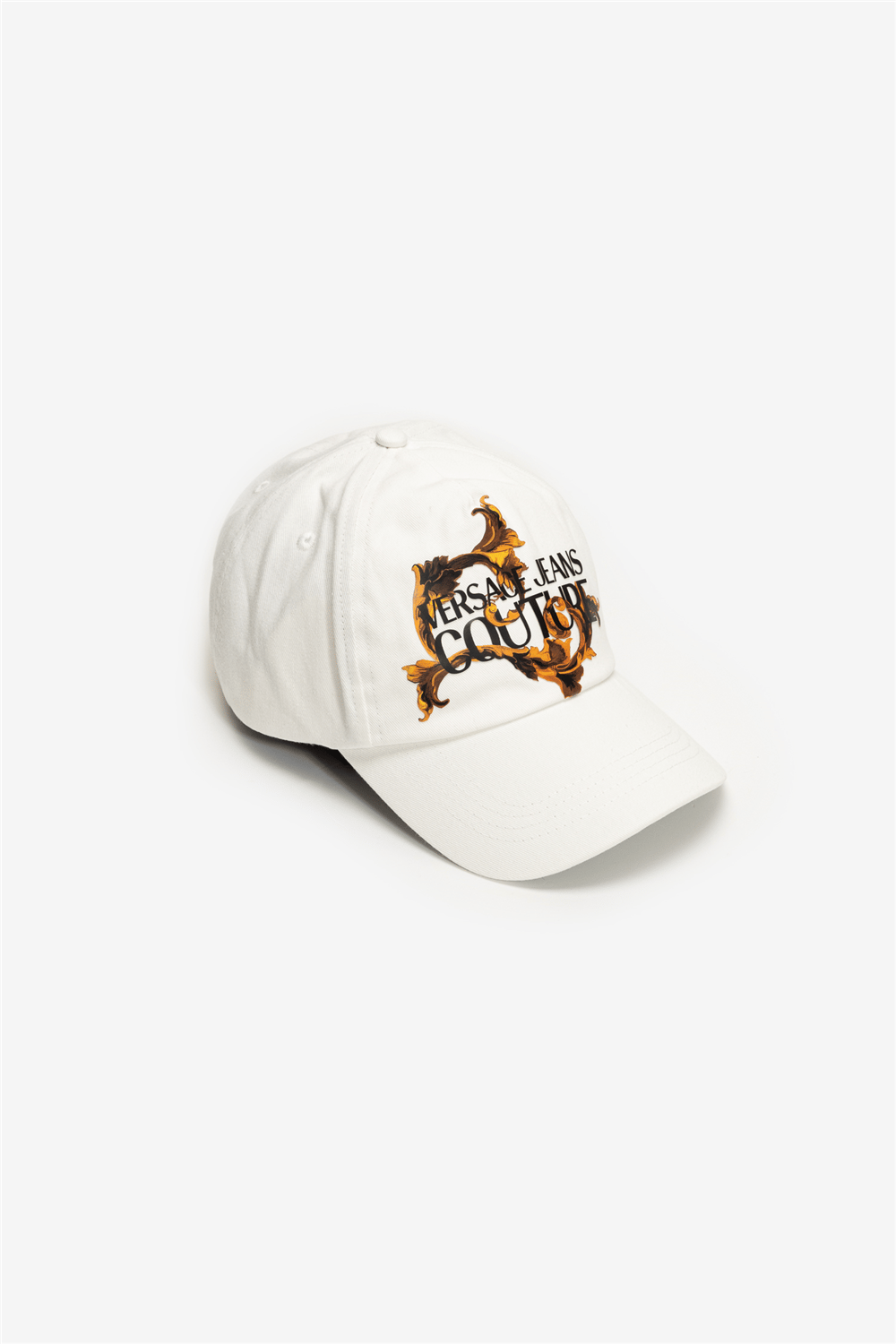 Versace Jeans Couture Cotton Placed Print Erkek Baseball Şapka