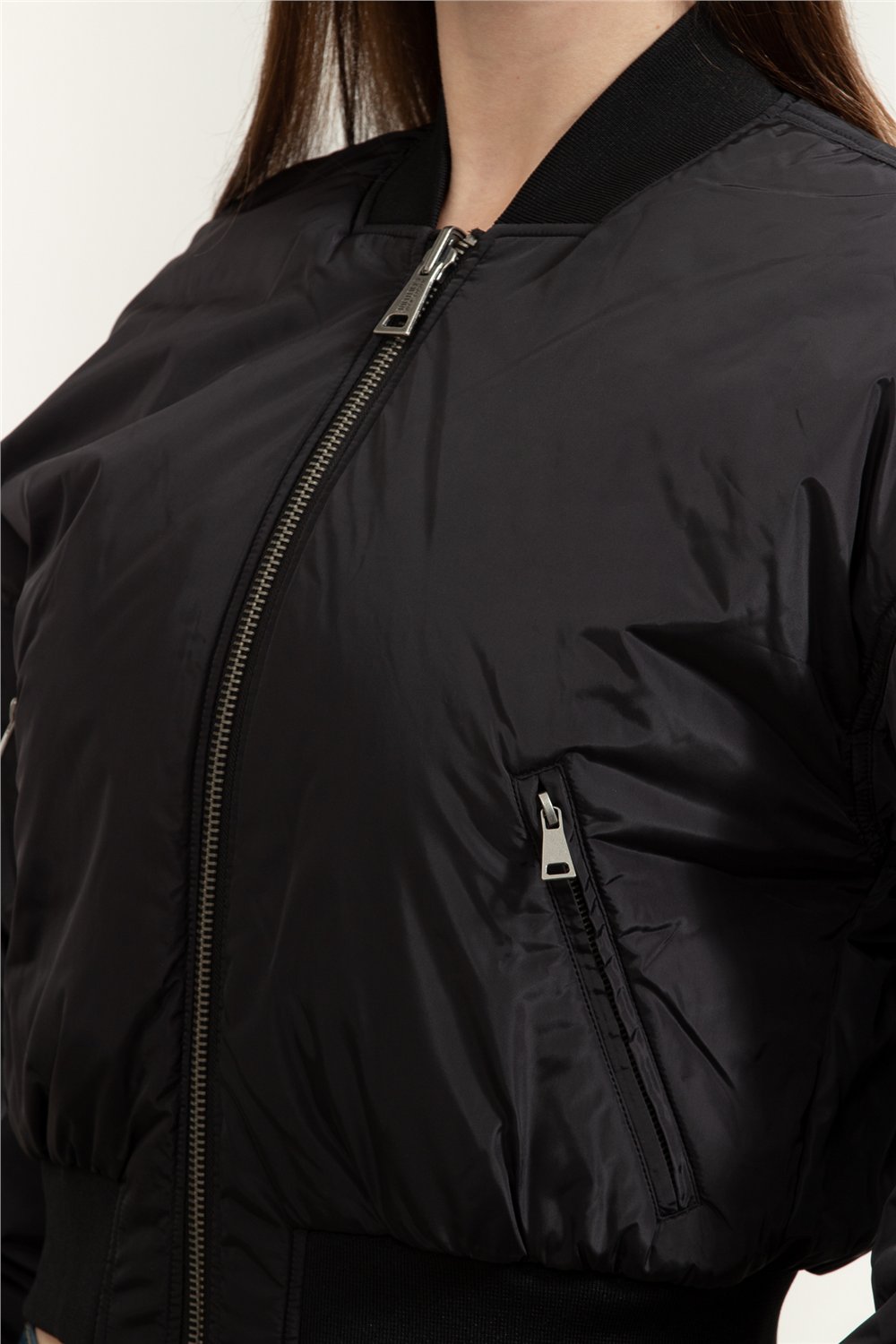 Versace Jeans Couture Crinkle Argyle NL Jacket Kadın Mont