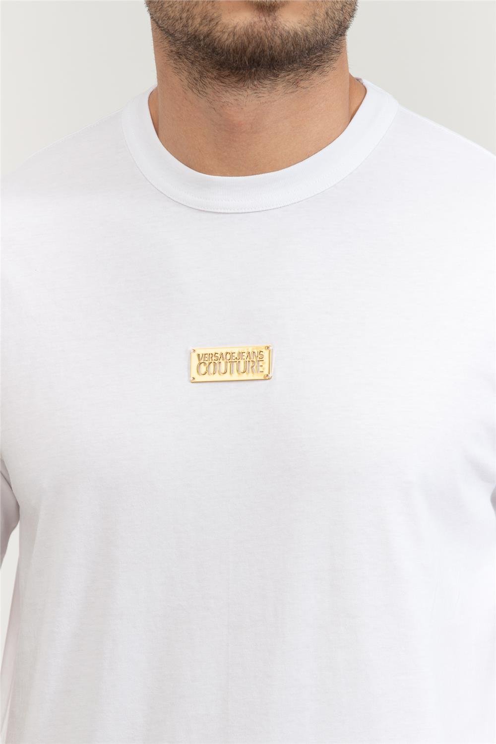 Versace Jeans Couture Erkek Bisiklet Yaka T-Shirt