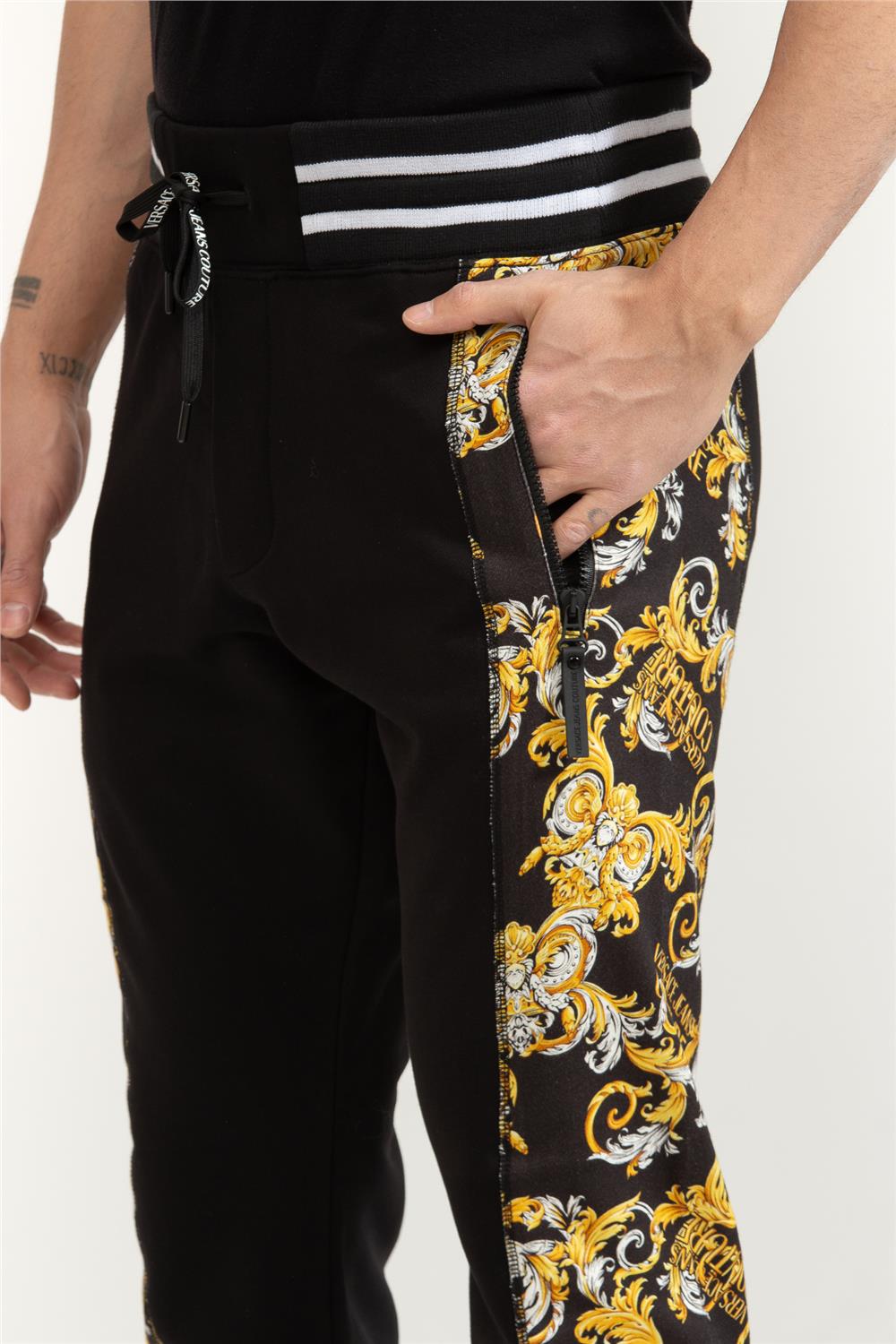 Versace Jeans Couture Erkek Eşofman Altı Siyah