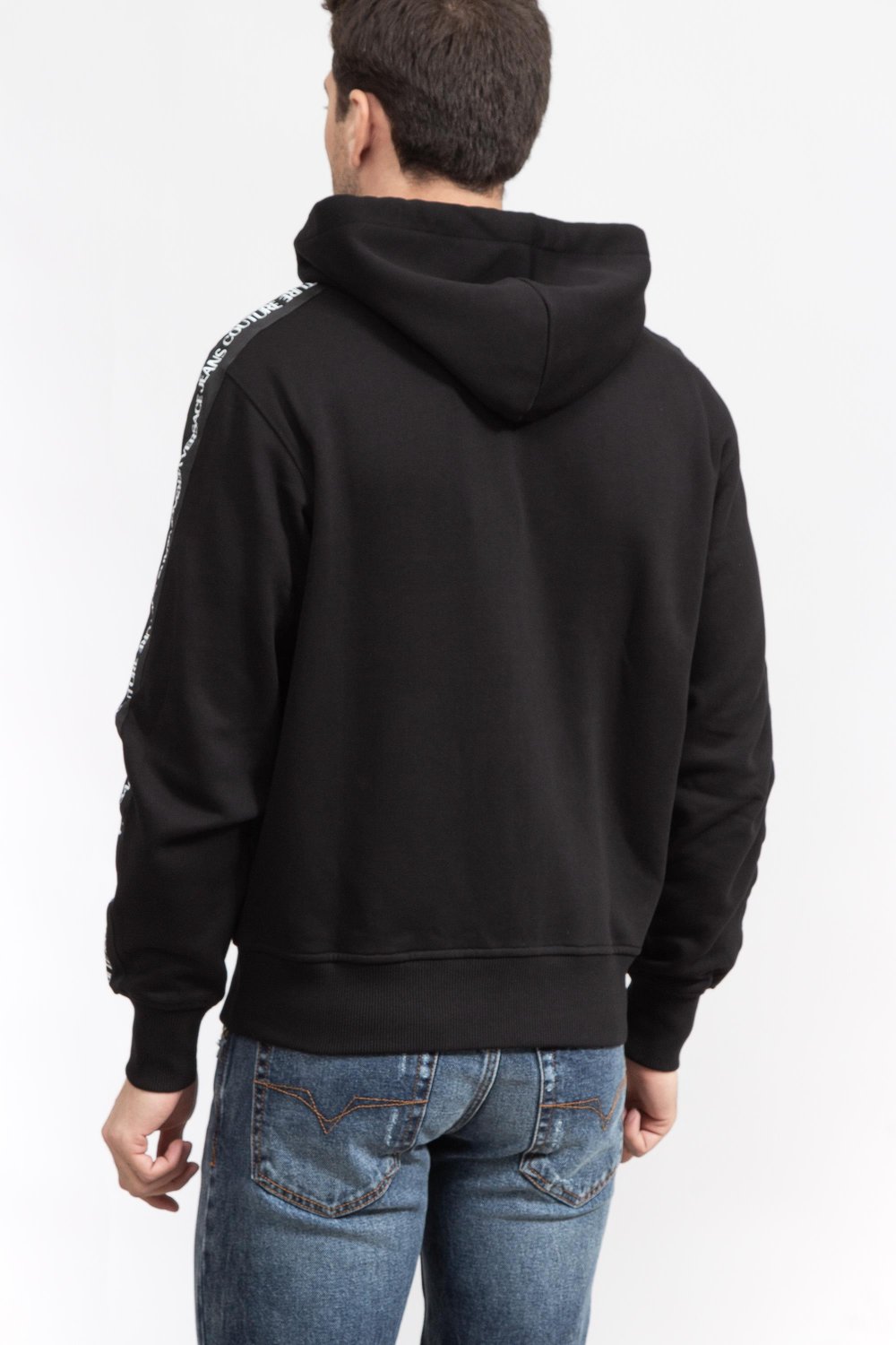Versace Jeans Couture Erkek Fermuarlı Sweatshirt