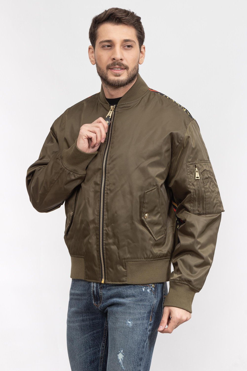 Versace Jeans Couture Erkek Mont Yeşil