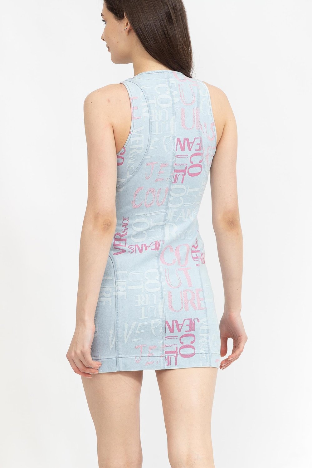 Versace Jeans Couture Kadın Elbise Mavi