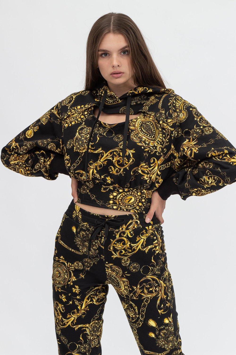 Versace Jeans Couture Kadın Eşofman Altı Siyah