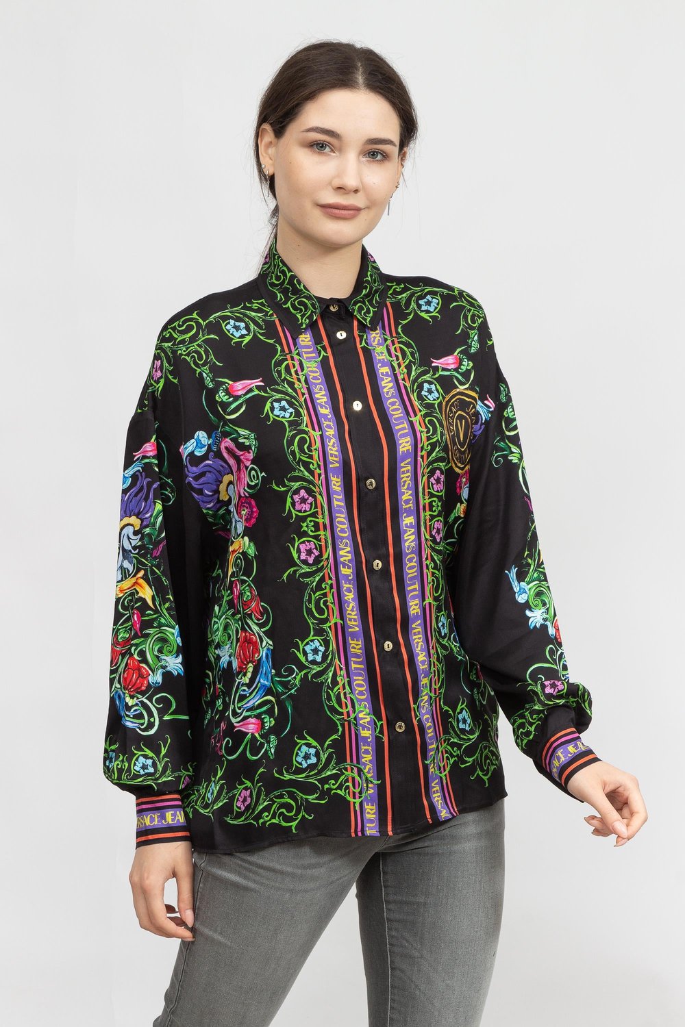 Versace Jeans Couture Kadın Gömlek Siyah