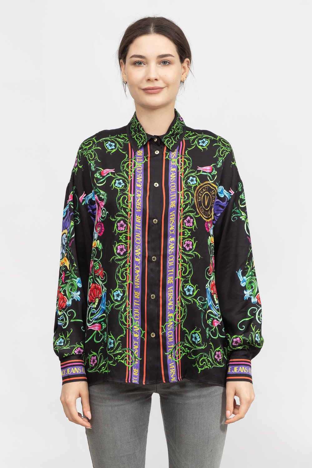 Versace Jeans Couture Kadın Gömlek Siyah