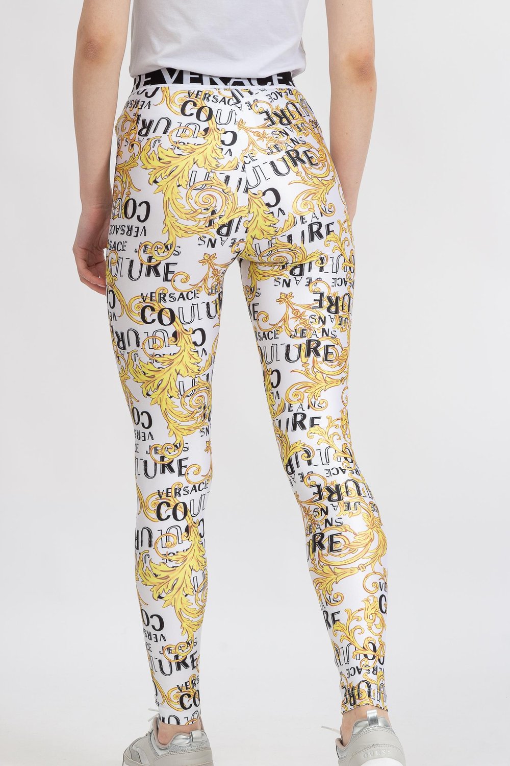 Versace Jeans Couture Kadın Tayt Beyaz