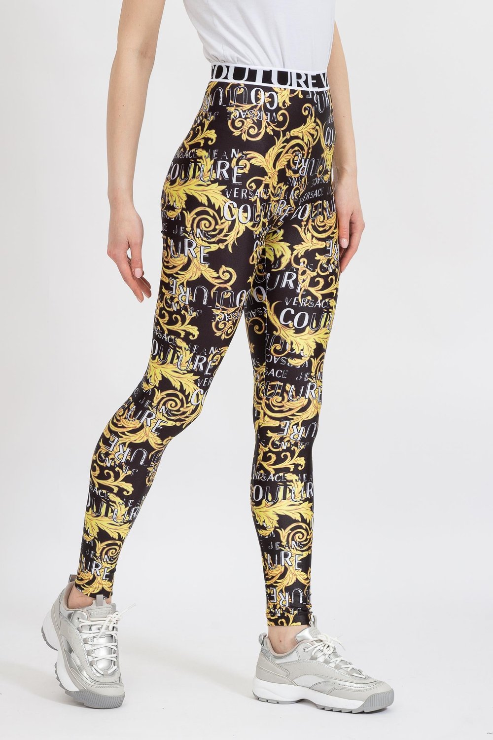 Versace Jeans Couture Kadın Tayt Siyah