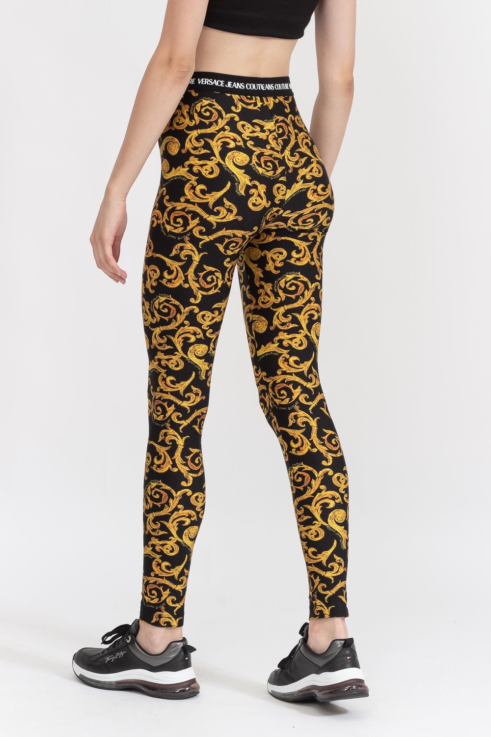 Versace Jeans Couture Kadın Tayt Siyah
