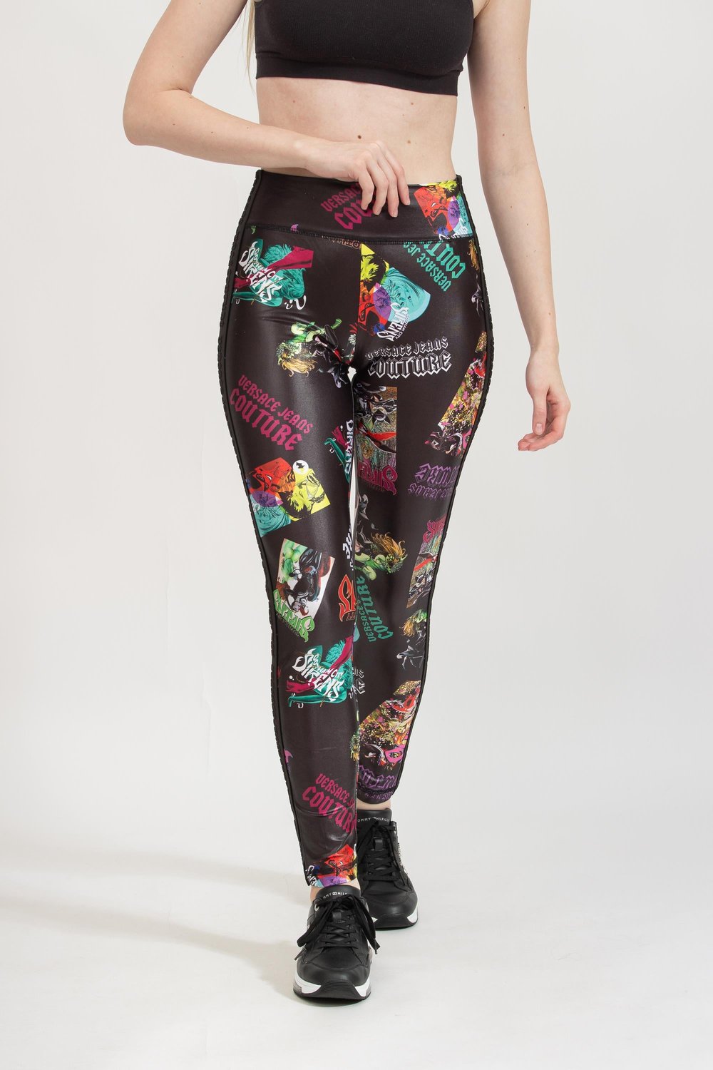 Versace Jeans Couture Kadın Tayt Siyah