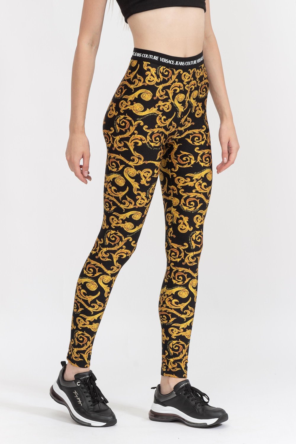 Versace Jeans Couture Kadın Tayt Siyah