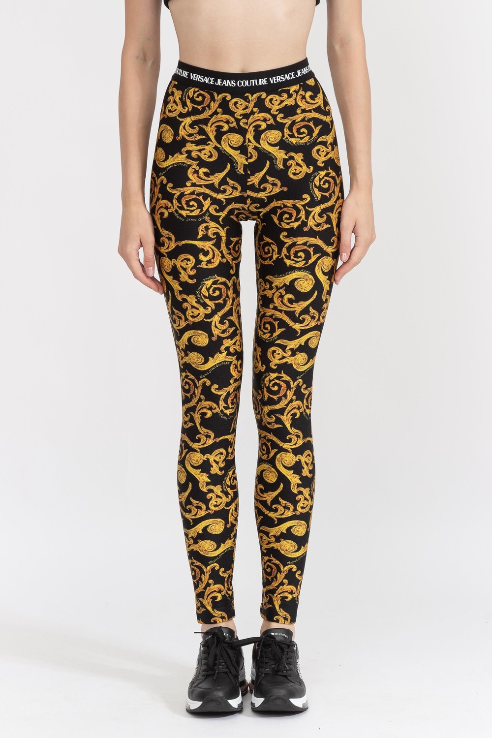 Versace Jeans Couture Kadın Tayt Siyah