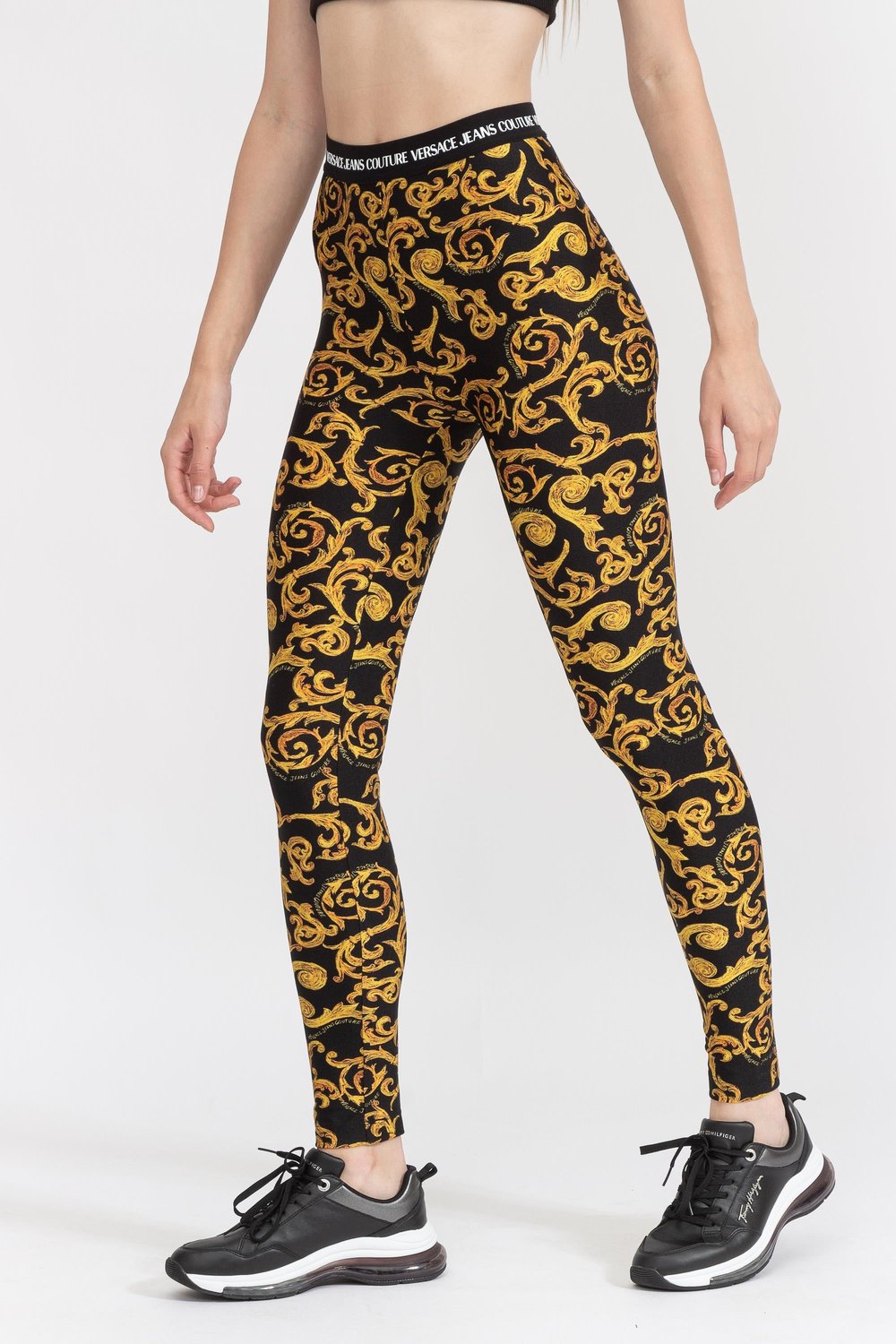 Versace Jeans Couture Kadın Tayt Siyah