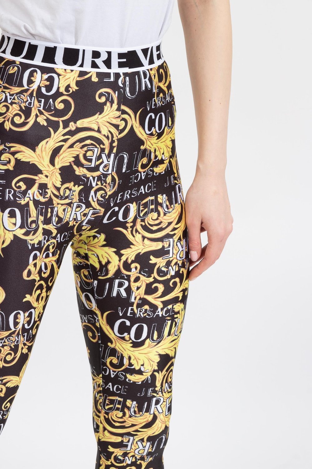 Versace Jeans Couture Kadın Tayt Siyah