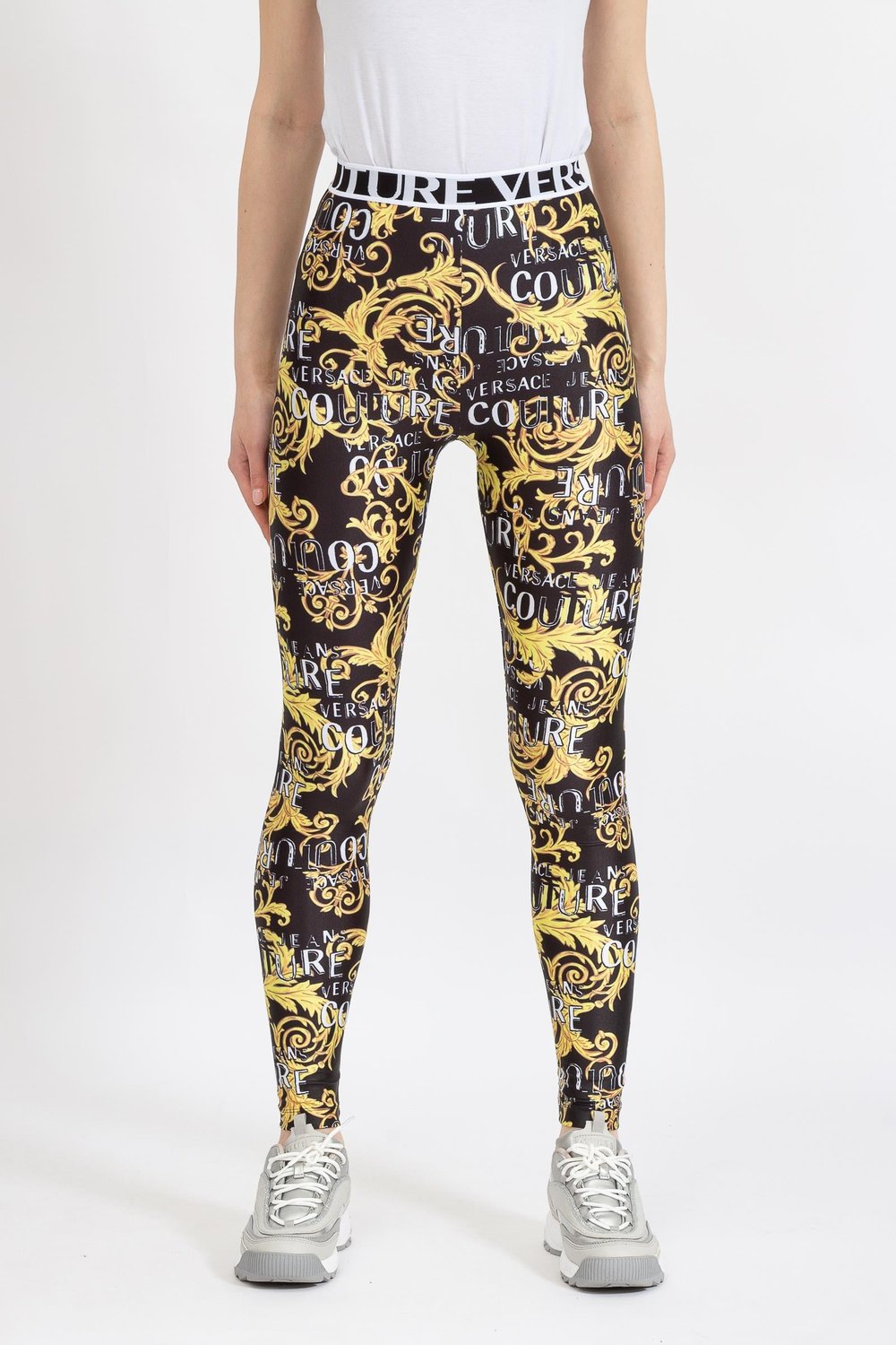 Versace Jeans Couture Kadın Tayt Siyah
