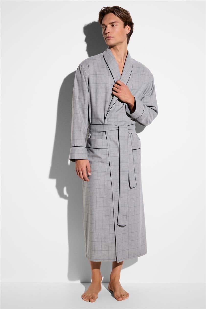 Zimmerli Cozy Flannel Erkek Sabahlık Çok Renkli