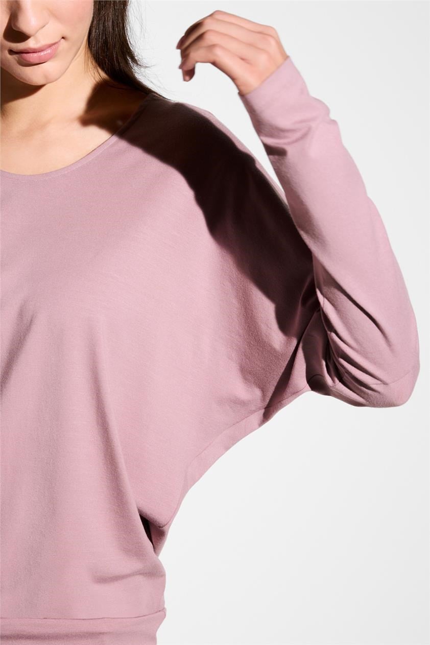 Zimmerli Pureness Kadın Uzun Kollu T-Shirt Lila