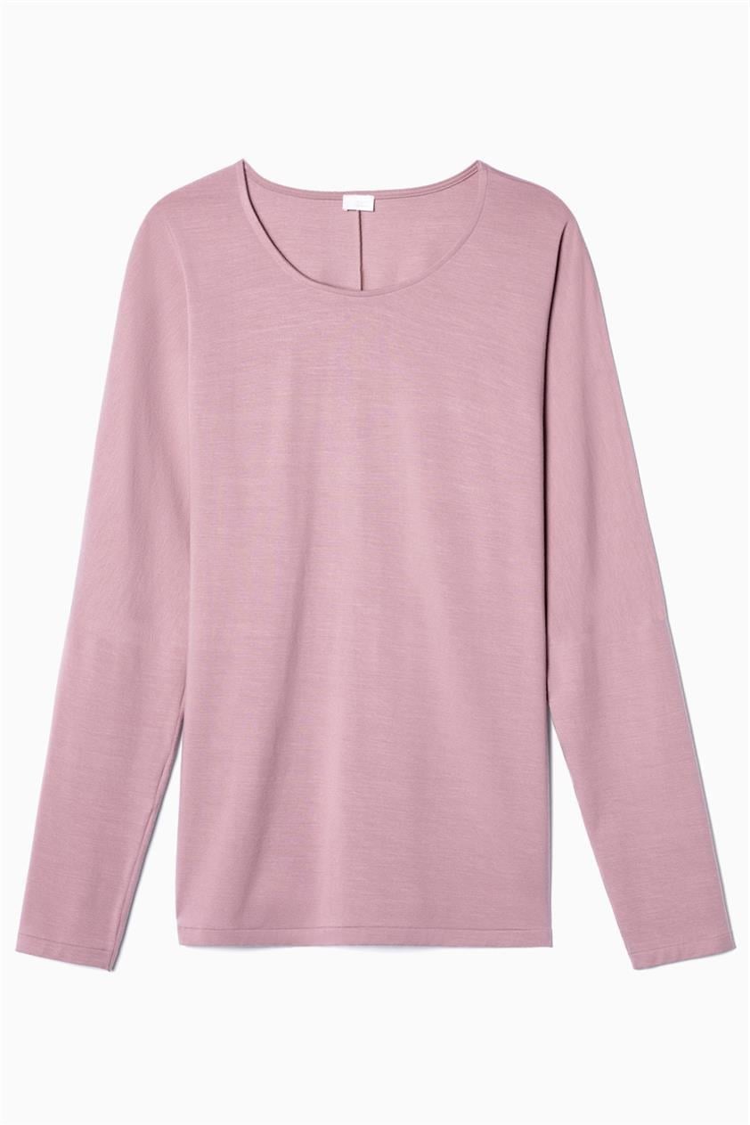 Zimmerli Pureness Kadın Uzun Kollu T-Shirt Lila