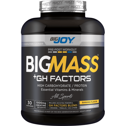 Bigjoy Sports BIGMASS Gainer GH FACTORS Muz 3000g