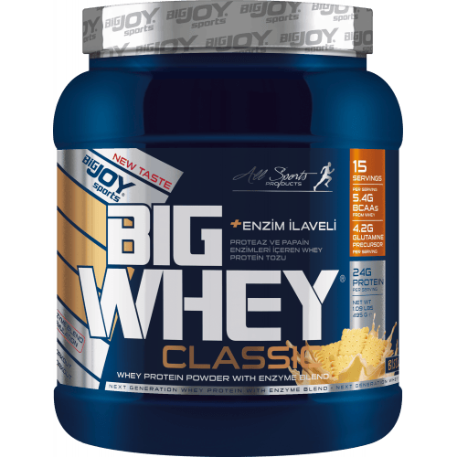 Bigjoy Sports BIGWHEY Whey Protein Classic Bisküvi 495g 15 Servis