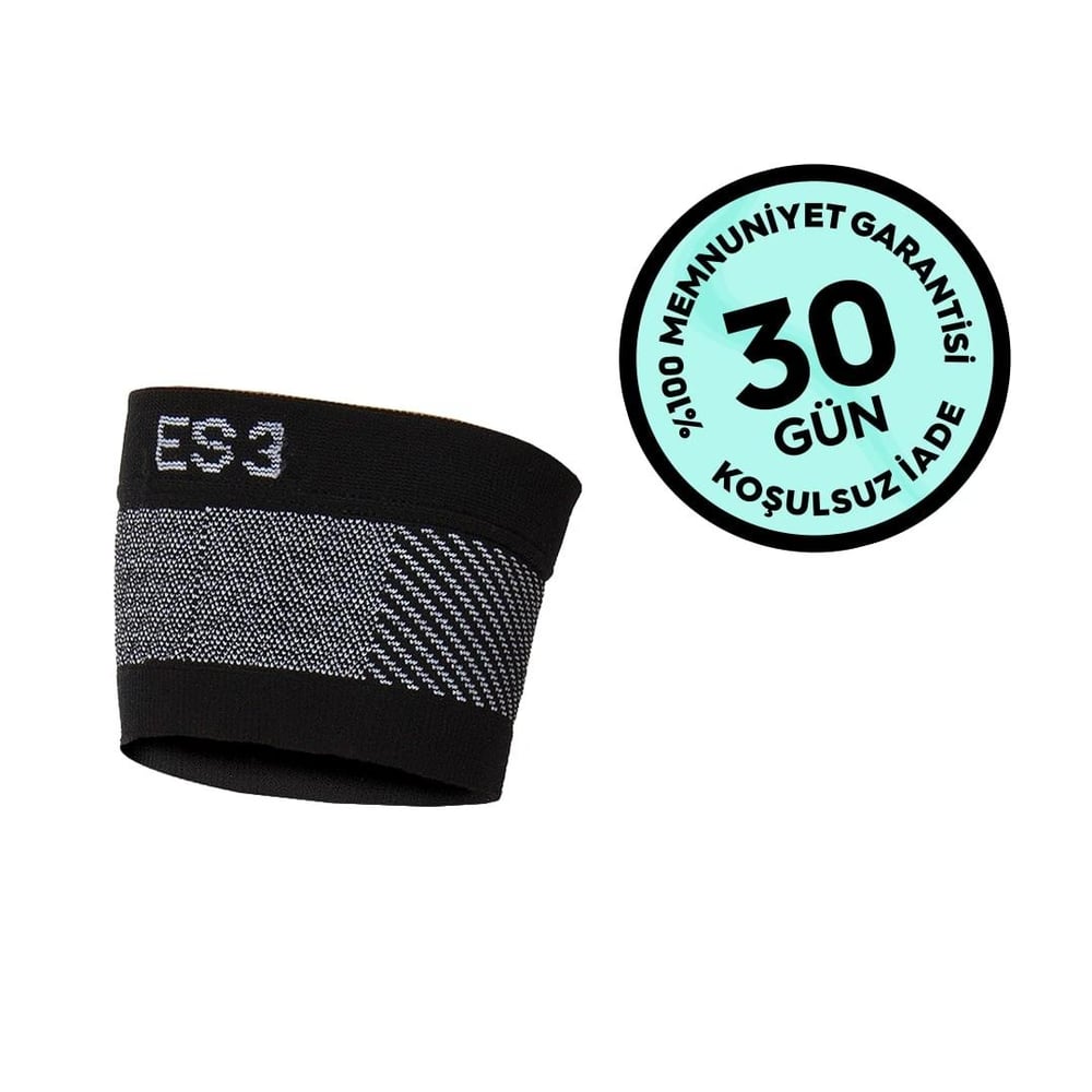 ES3 Performans Dirsek Koruyucu Siyah