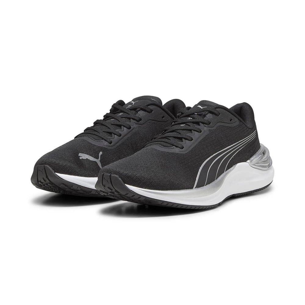 Puma Electrify Nitro 3 Knit Koşu Ayakkabısı - Puma Black/Silver