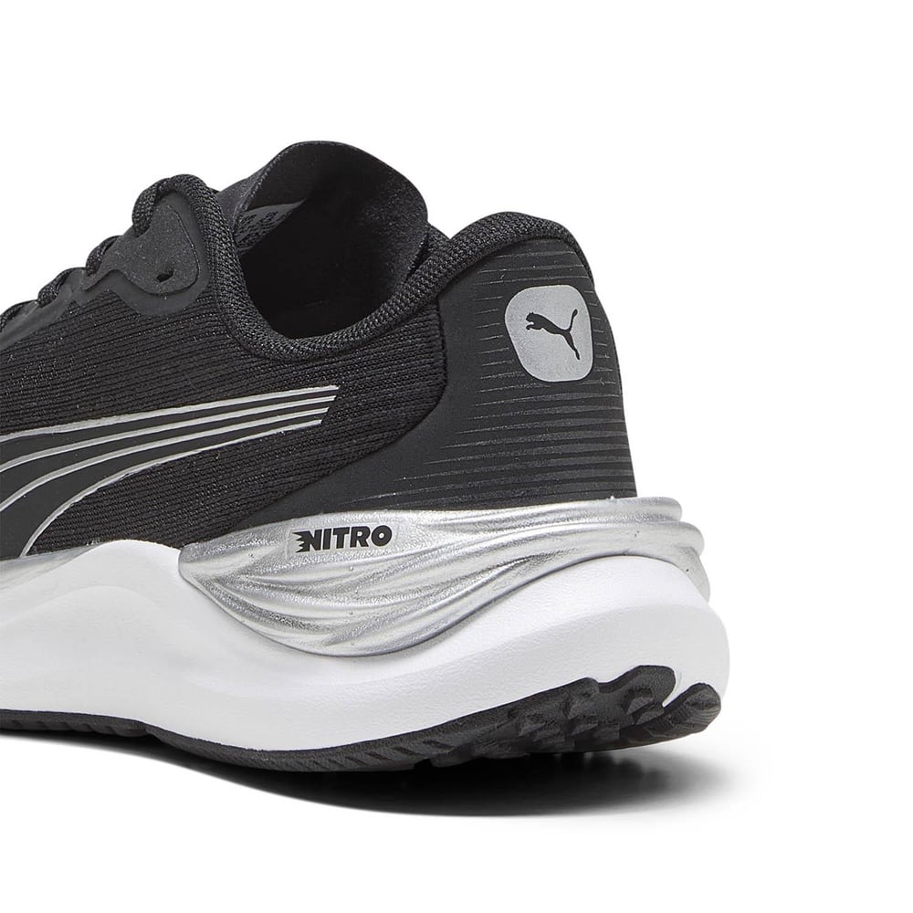 Puma Electrify Nitro 3 Knit Koşu Ayakkabısı - Puma Black/Silver