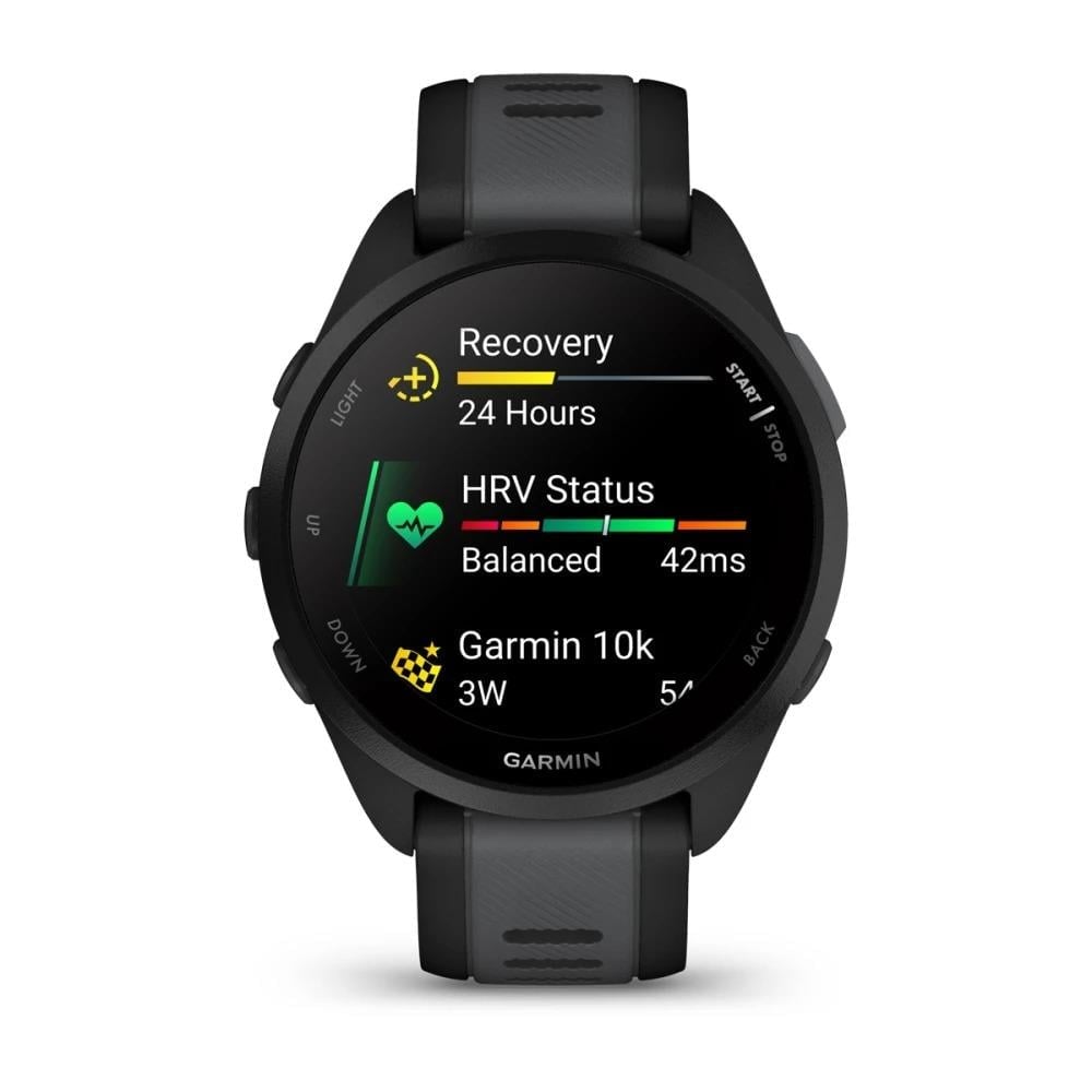 Garmin Forerunner 165 Akıllı Koşu Saati - Siyah/Slate Gri