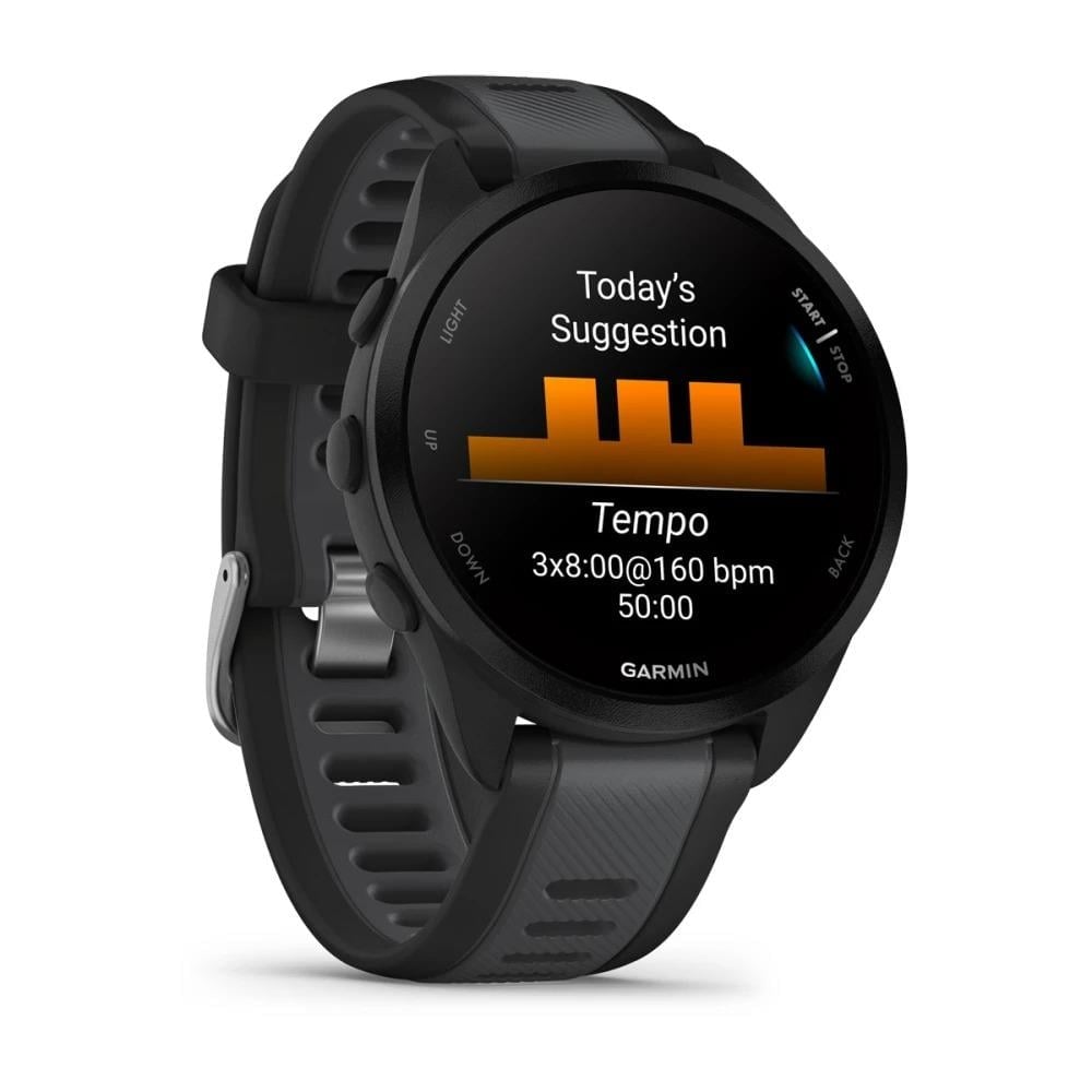 Garmin Forerunner 165 Akıllı Koşu Saati - Siyah/Slate Gri