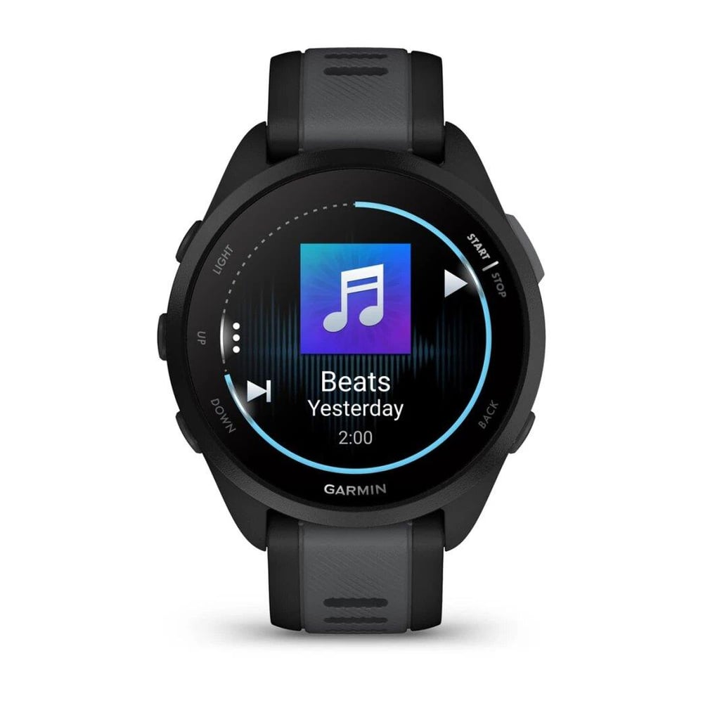 Garmin Forerunner 165 Music Akıllı Koşu Saati - Siyah/Slate Gri