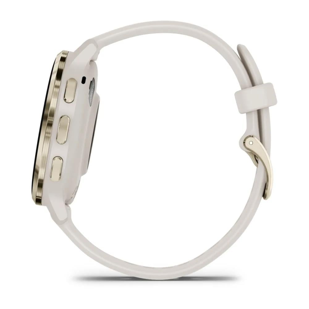 Garmin Venu 3S Akıllı Saat - Soft Gold / Fildişi Kayışlı