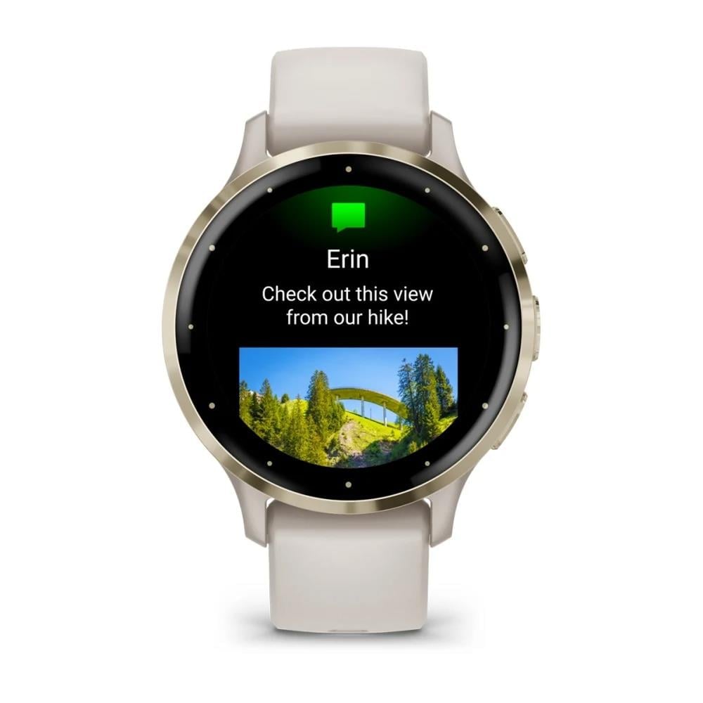 Garmin Venu 3S Akıllı Saat - Soft Gold / Fildişi Kayışlı