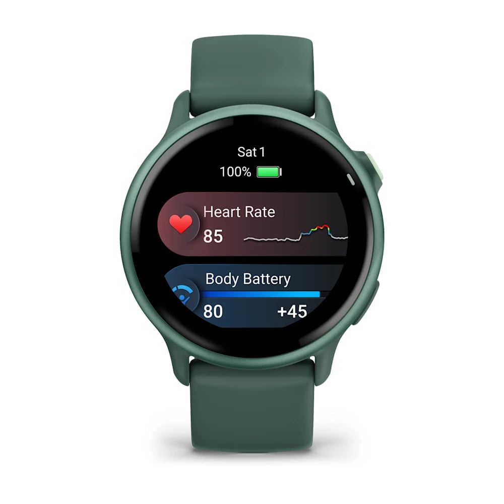 Garmin vivoactive 6 Akıllı Saat - Metalik Jasper Yeşili