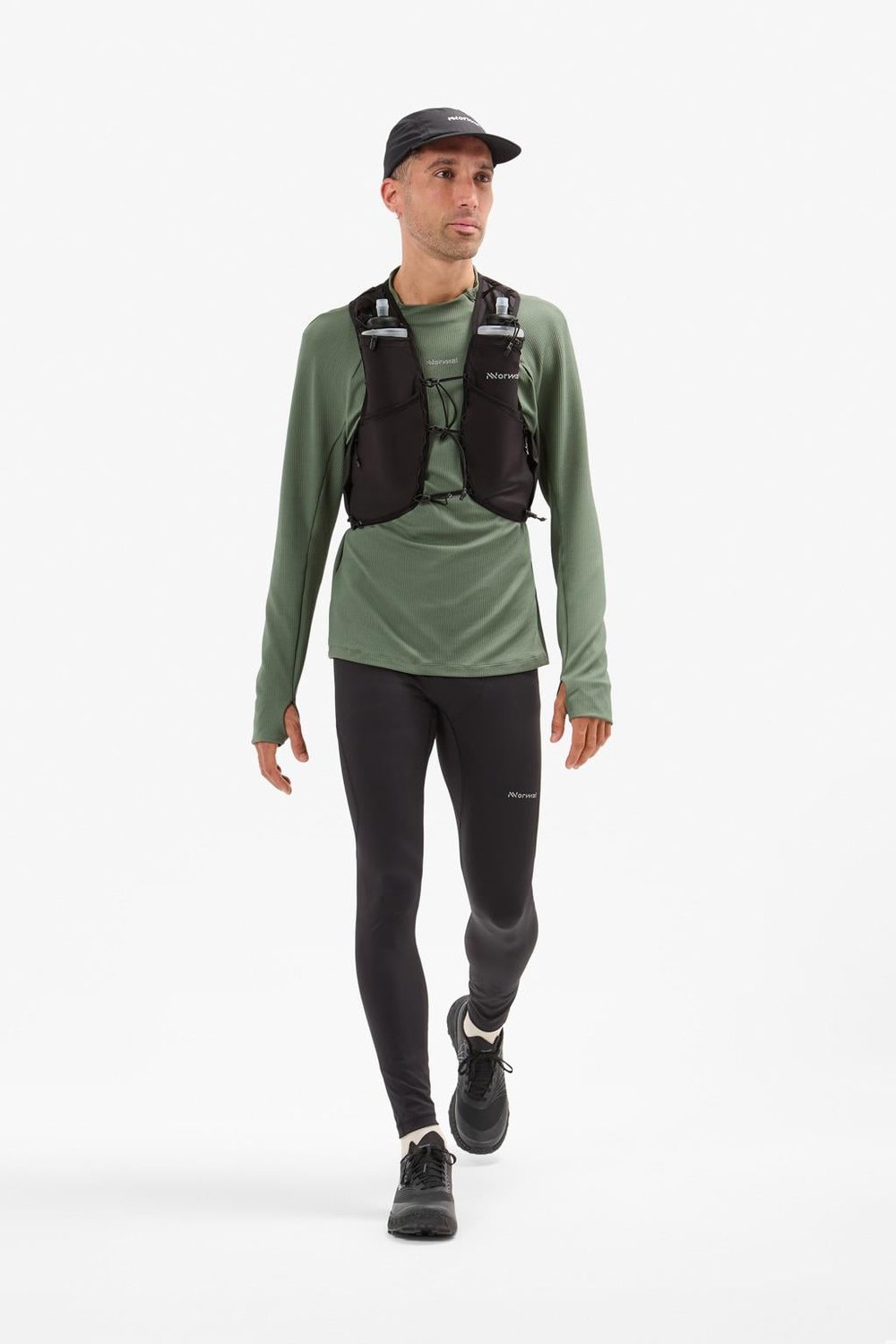 NNormal Mens Active Tight Koşu Taytı - Siyah