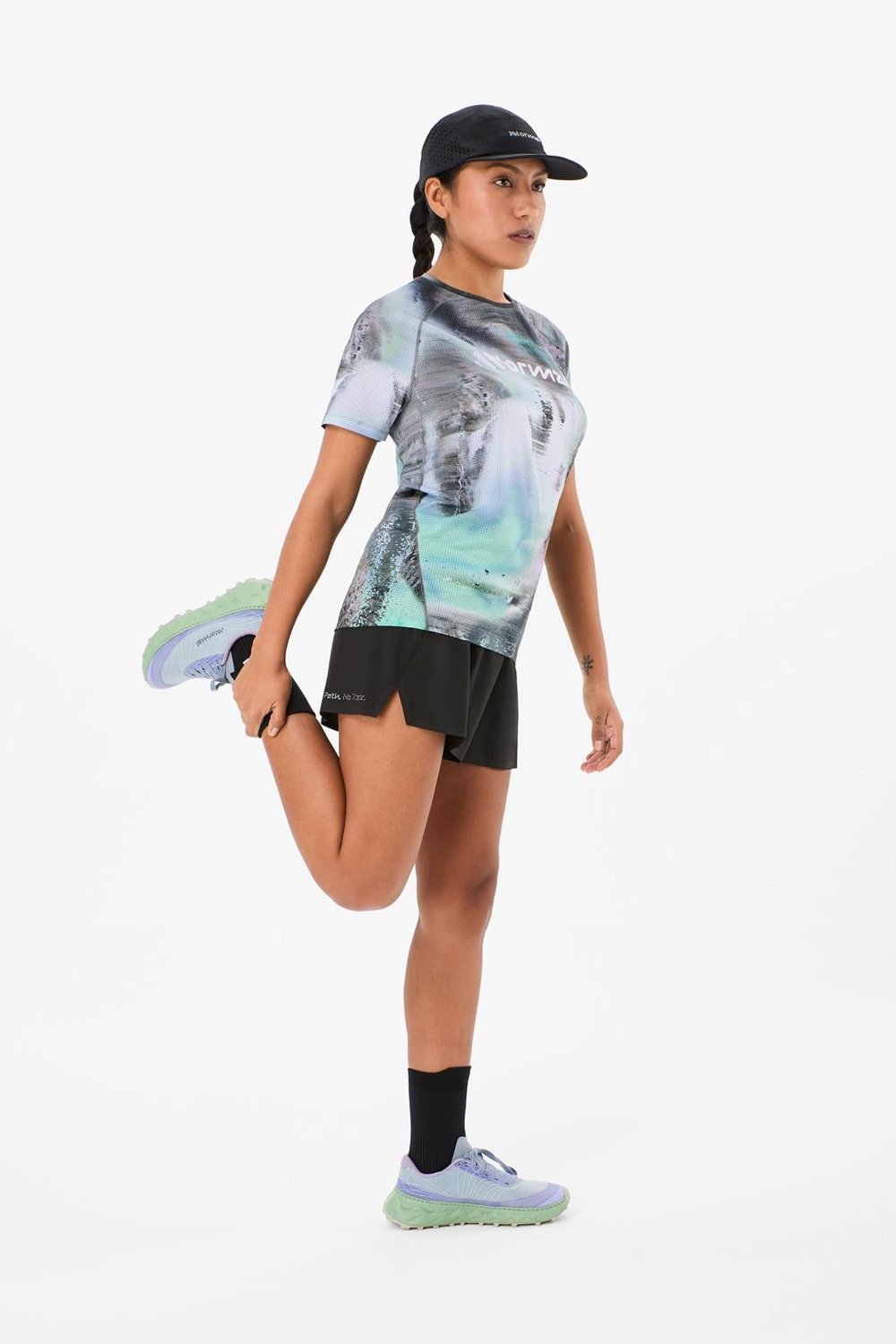 NNormal Race T-Shirt W Kadın Koşu Tişörtü - Nature AI Print