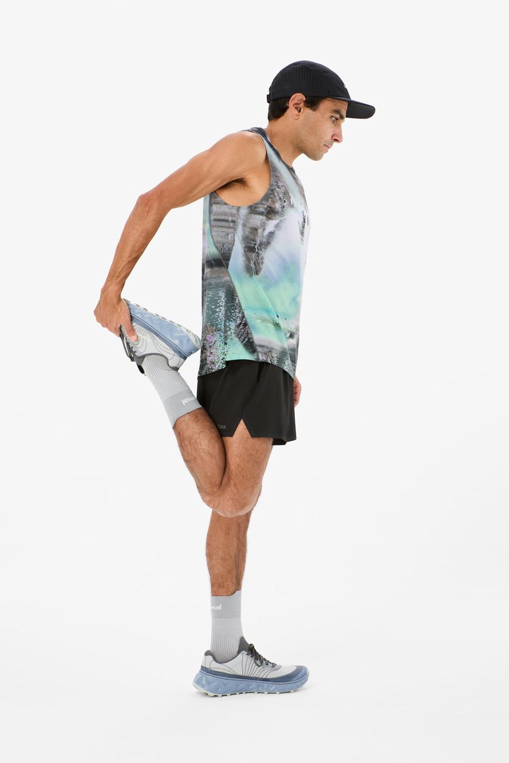 NNormal Race Tank Erkek Koşu Atleti - Nature AI Print