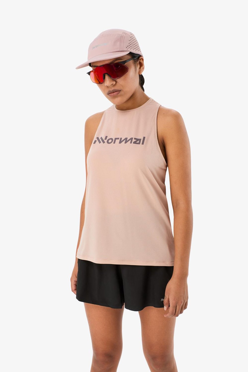 NNormal Race Tank W NN Kadın Koşu Atleti - Toz Pembe