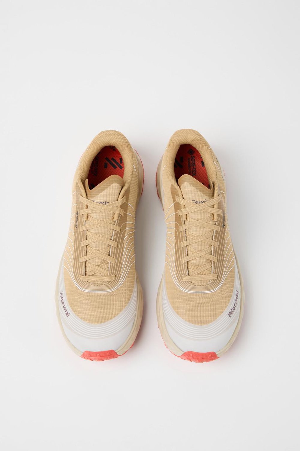 NNormal Tomir 02 Gore-Tex Shoe Patika Koşu Ayakkabısı - Bej/Beyaz