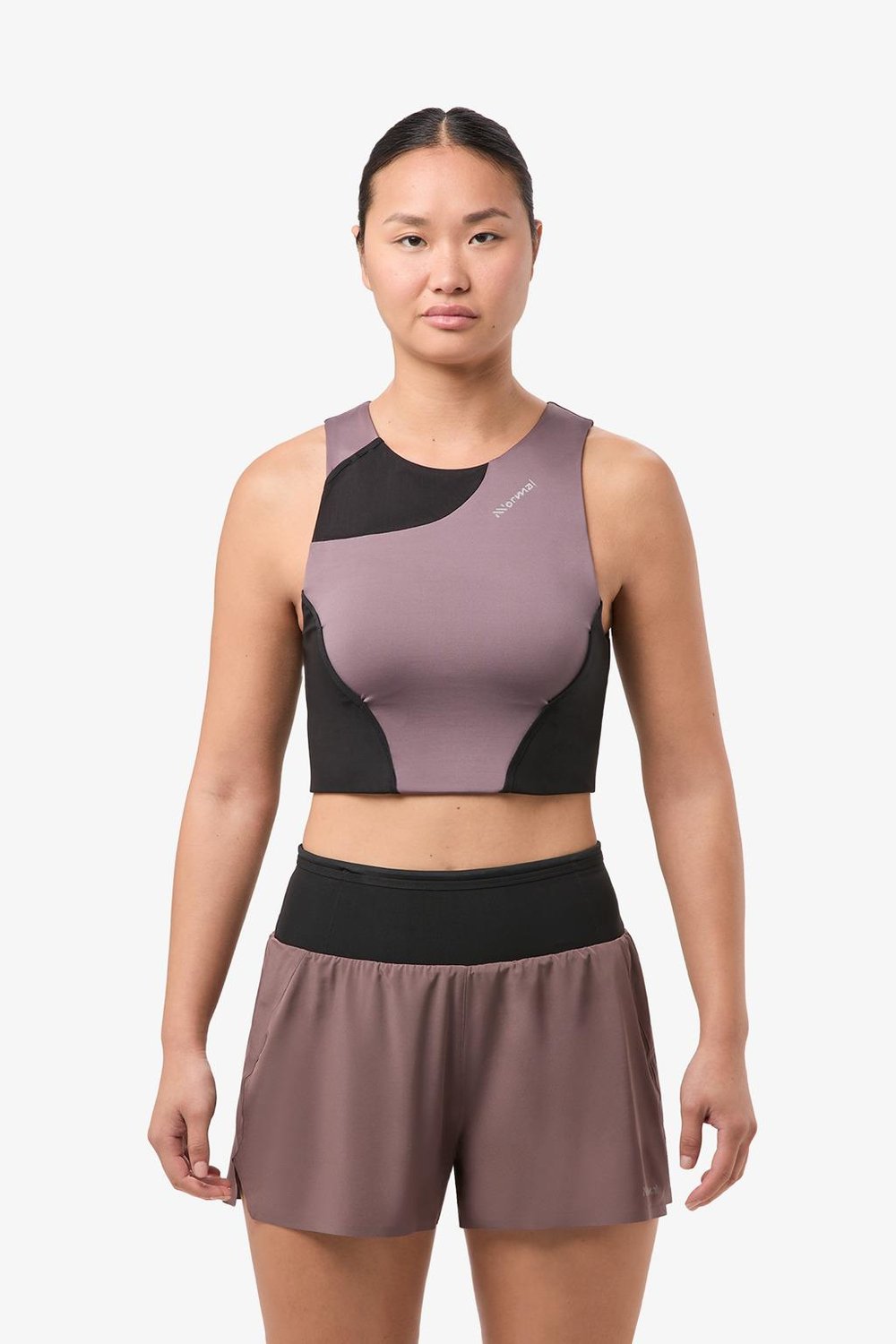NNormal Trail Cropped Top Kadın Koşu Atleti - Mor