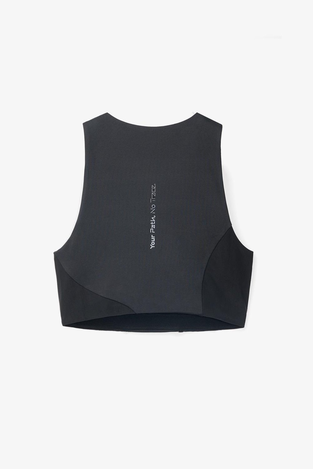 NNormal Trail Cropped Top Koşu Atleti - Siyah