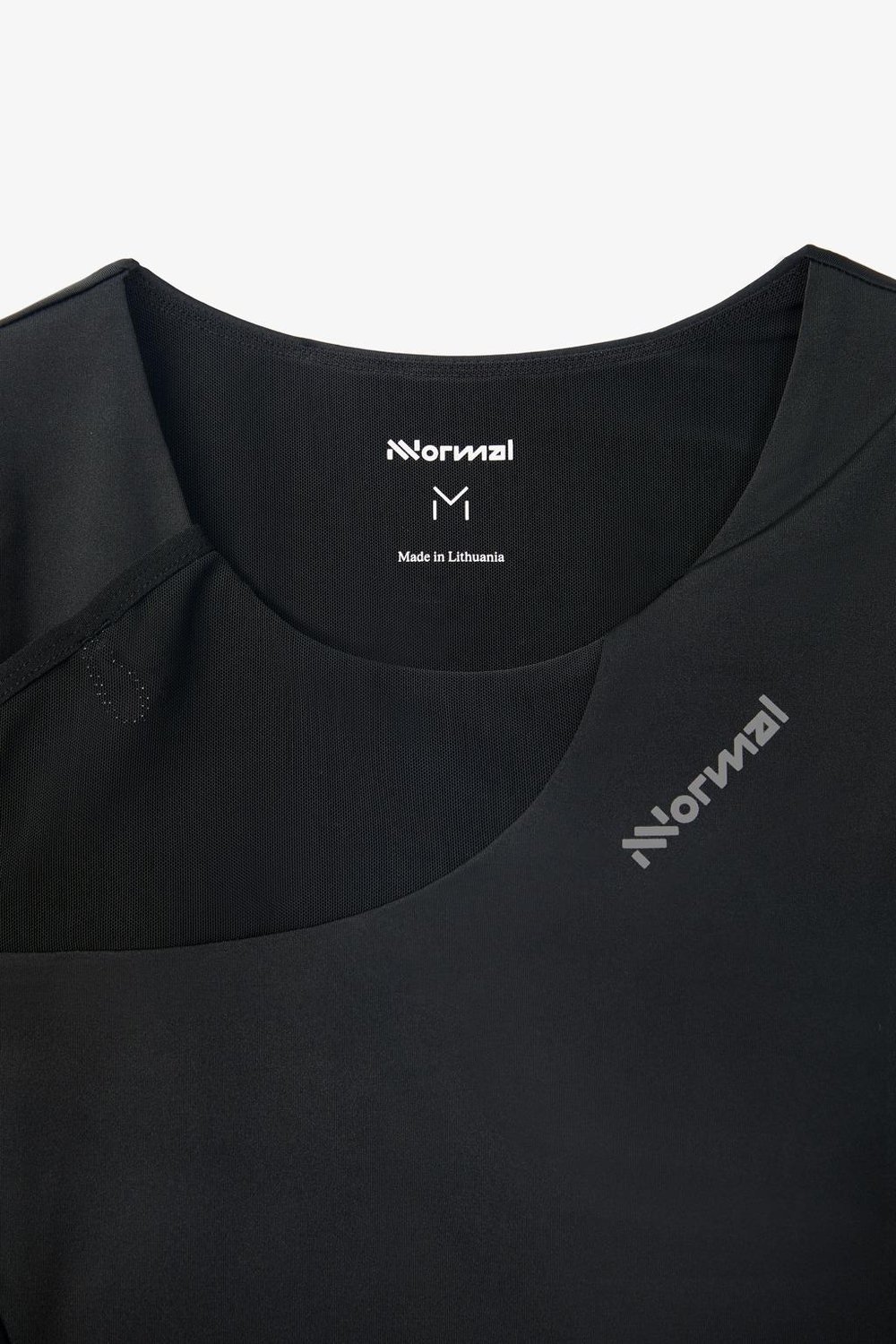 NNormal Trail Cropped Top Koşu Atleti - Siyah