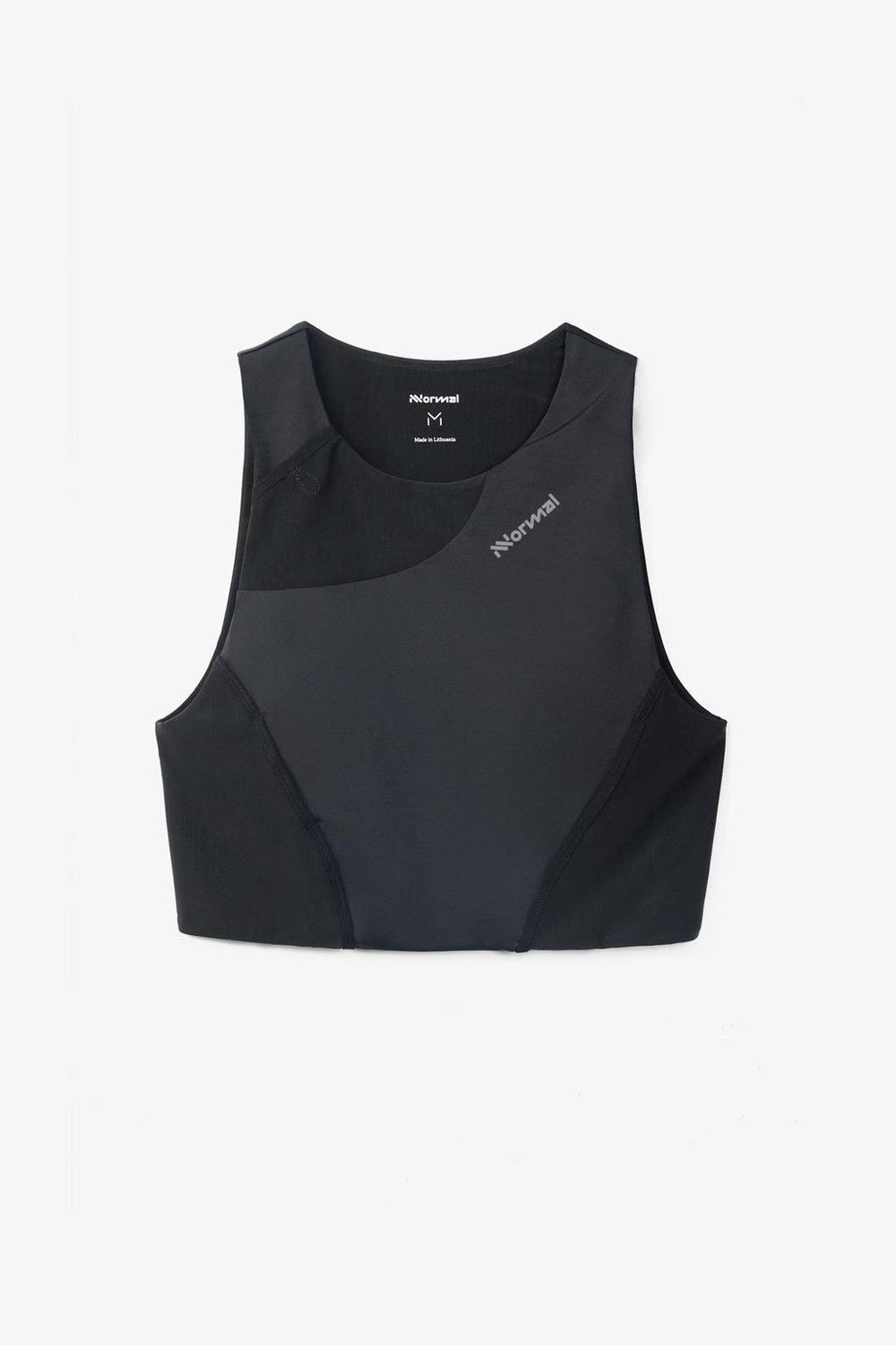 NNormal Trail Cropped Top Koşu Atleti - Siyah