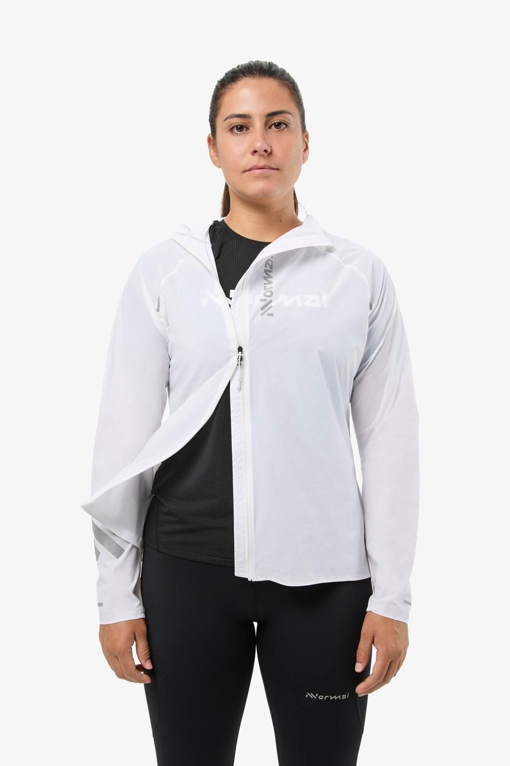 NNormal Trail Wind Kadın Koşu Ceketi - Beyaz
